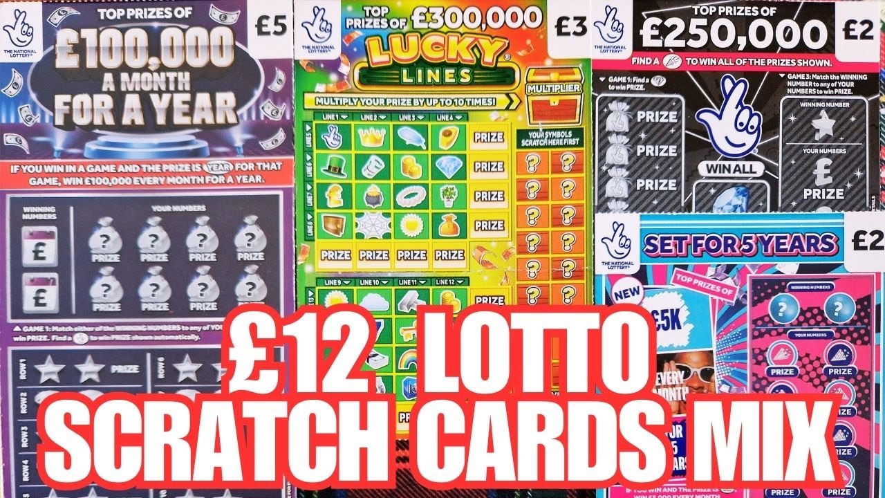 £12 lotto scratch cards mix #lottery #scratchcards #uk #lotto - YouTube