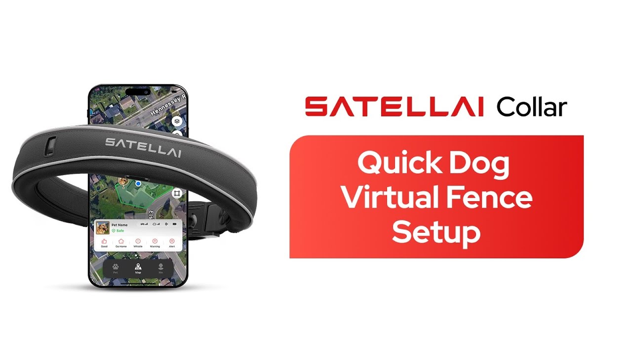 Virtual Collars SATELLAI Collar | Virtual Fence Setup That Keeps Your Dog Safe - YouTube