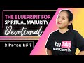 The blueprint for spiritual growth  daily devotional