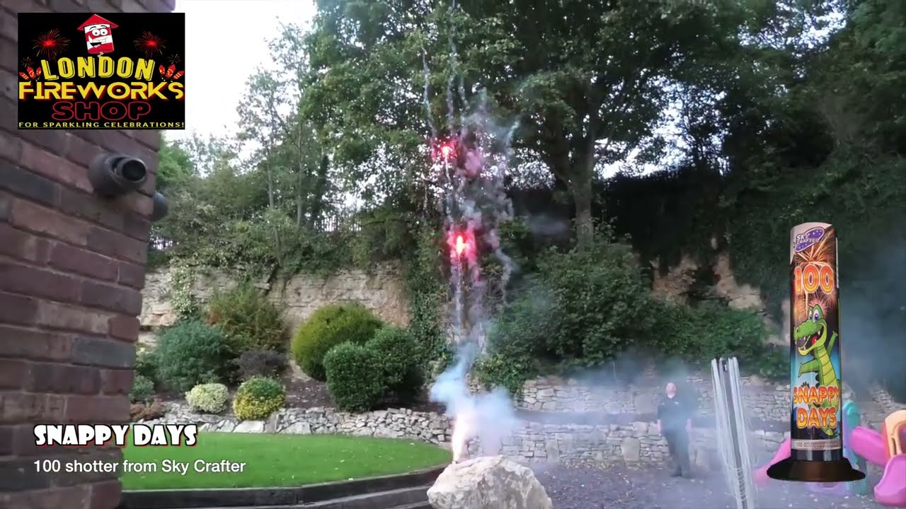 SNAPPY DAYS 100 SHOT ROMAN CANDLE