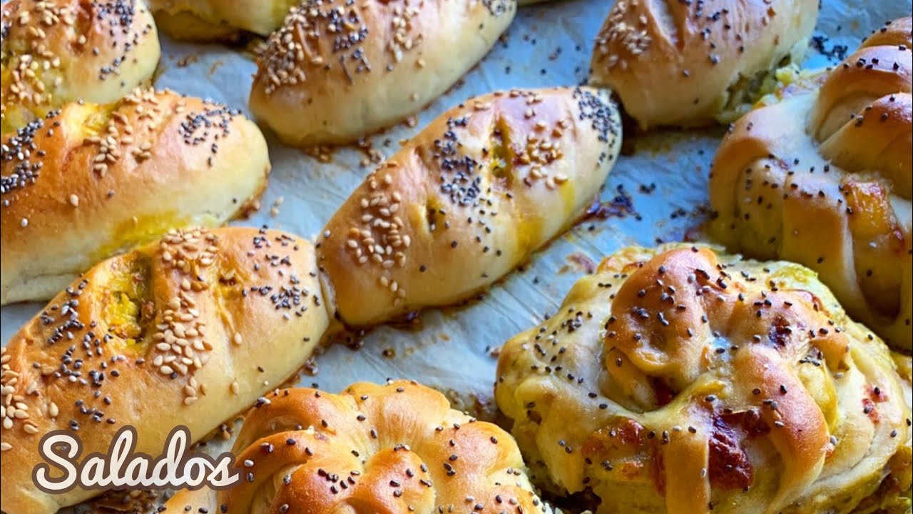 BOLLITOS SALADOS RECETA QUE SALE 💯 SEGURA | RECETA SALADA FÁCIL Y RÁPIDO