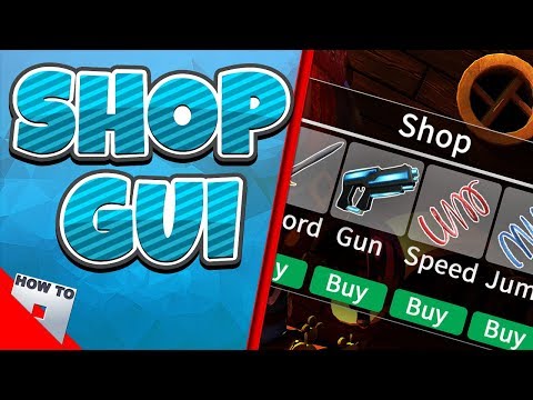 How To Make A Shop Gui | HowToRoblox