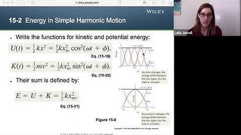phys3A ch15.2-3 Energy in Simple Harmonic Motion & Angular Simple Harmonic Oscillator