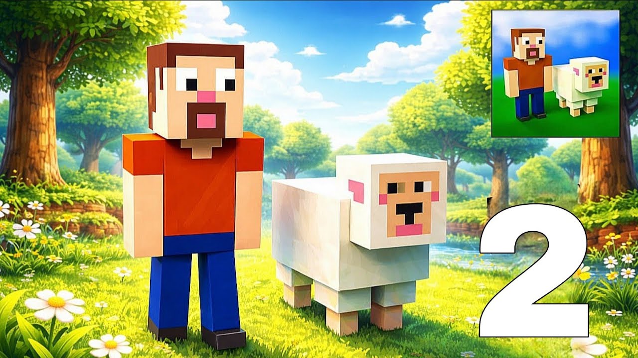 CubeCraft Gameplay Walkthrough Part 2 – Build, Craft & Explore the Block World! 