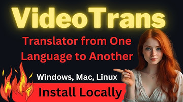 Free AI Video Translator from One Language to Another Locally - Install on Windows