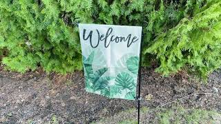 Spring Garden Flag | Easy Front Yard Refresh 🌿