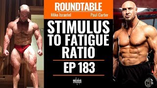The Stimulus to Fatigue Ratio (SFR) Explained - Mike Israetel & Paul Carter
