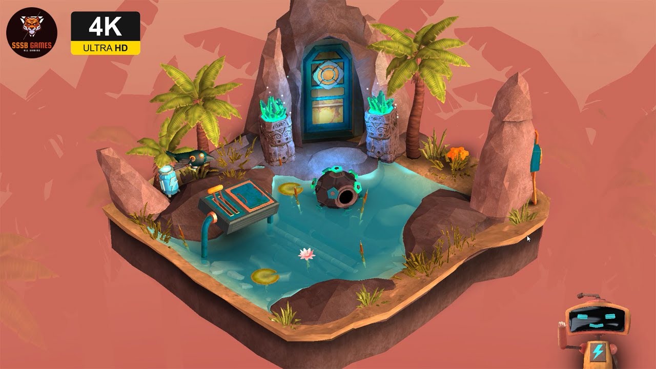 Tiny Robots Recharged: Level 6 - 3 Stars GamePlay [PC - 4K - 60fps]