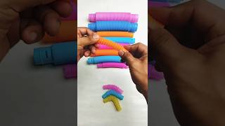 Relaxing Voicing Crunchy of POP Tube | diy #asmr #satisfying #poptubesound #diy #creative #shorts