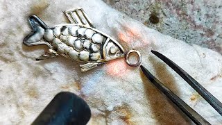 Make Your Own STUNNING Silver FISH Pendant in Minutes!