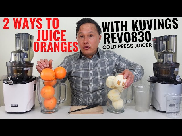 Kuvings REVO830 Wide Feed Slow Juicer in Silver