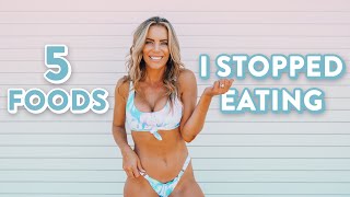 5 Foods STOPPED Eating to Lose My Belly Pooch & De-Bloat| UPDATE