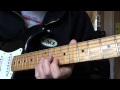 Tuesday gliding blues riff. (Free guitar lessons).