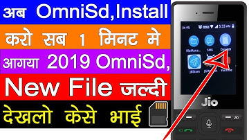Jio phone me omnisd kaise install kare, 2019  न्यू फाइल जल्दी देखलो भाई | By Youtuber Khan