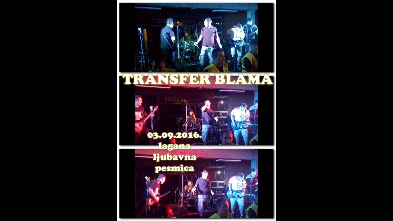 TRANSFER BLAMA - P -punk rock pesmica 2016. godina kod centra za kulturu Požarevac 
