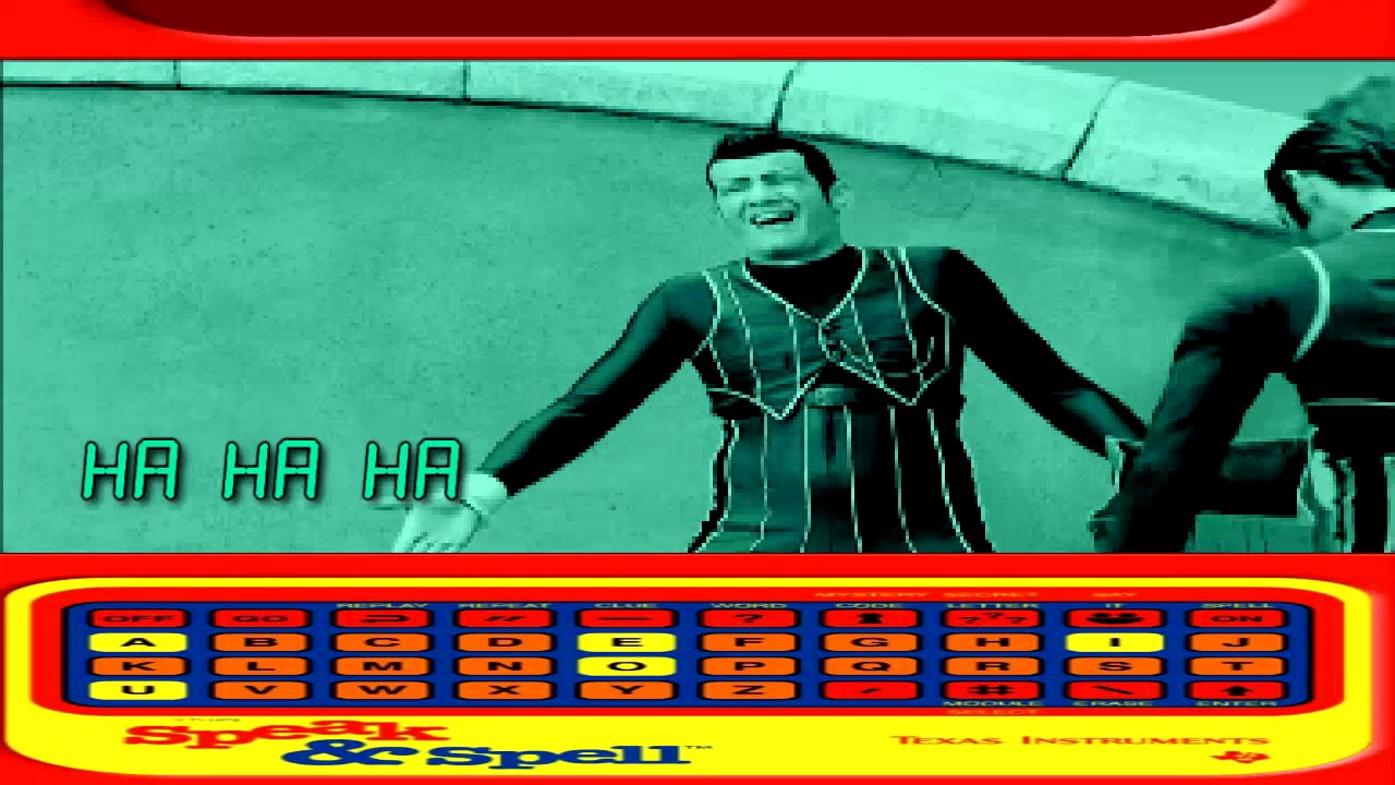 We Are Number One but I sentence-mixed a Speak & Spell for the lyrics