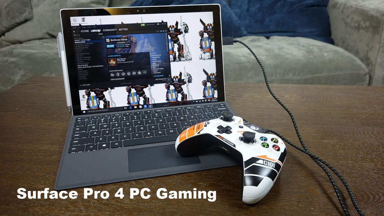 Surface Pro 4 Pc Gaming Packs A Punch Redux Youtube