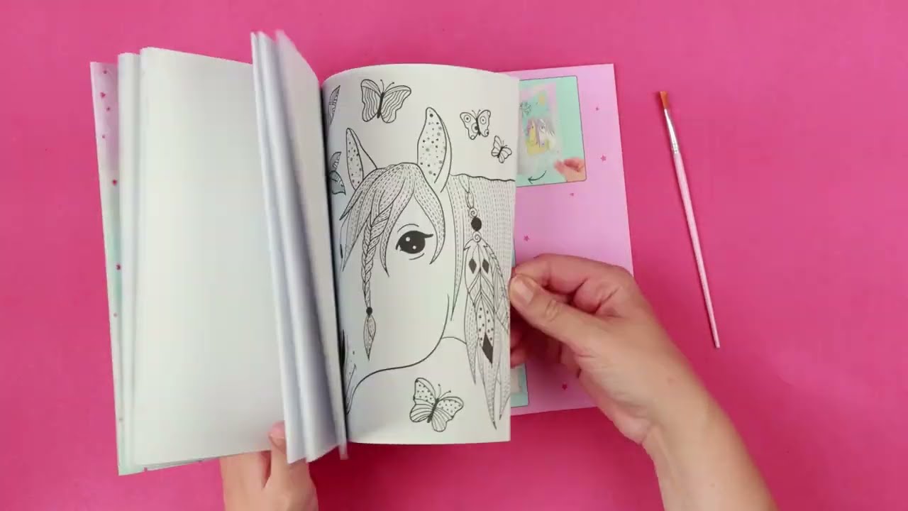 How To - Miss Melody Watercolour Book Aquarell