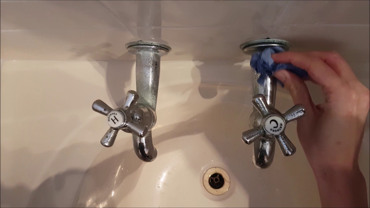 Bar Keepers Friend vs Limescale on Chrome Tapware YouTube