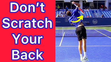 Tennis Technique To Help You Serve Faster (Don’t Scratch Your Back)