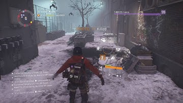 The Division Chasing manhunt with sticky bomb