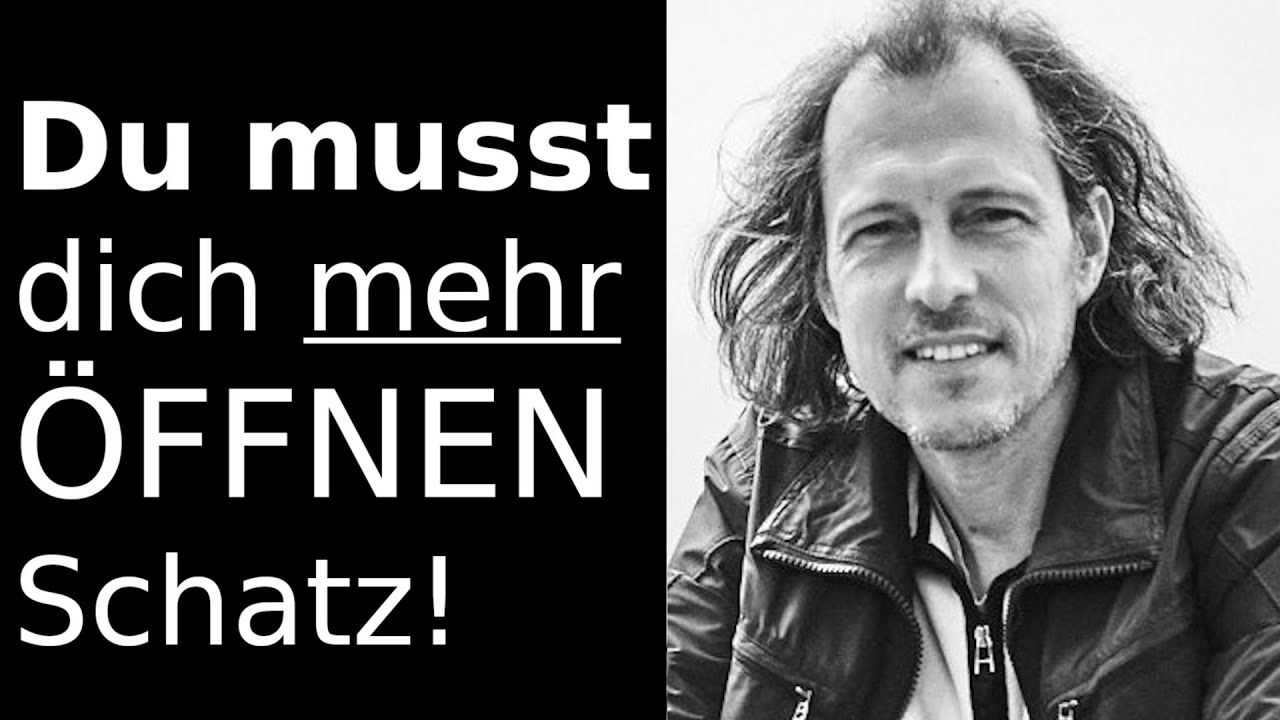 ACH SO!!! Der MANN soll also mehr von seinen Gefühlen zeigen???