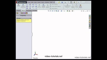 How to use the interface #1  SOLIDWORKS Tutorials (Beginners)