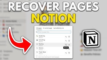 How to Recover Deleted Pages in Notion (2025 Easy)