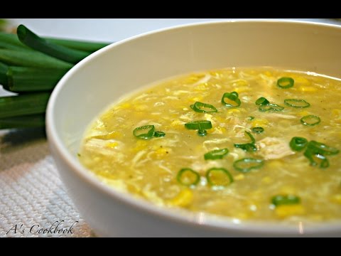 Video: Recipe: Chinese Corn Soup On RussianFood.com