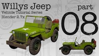 Willys Jeep - Blender Tutorial Series - Part 8 - Modeling