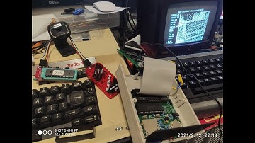 TRS-80 Model 1 Level II with FreHD/Quinnterface Combo Box  TRSVID