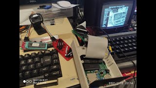 TRS-80 Model 1 Level II with FreHD/Quinnterface Combo Box  TRSVID @RoyAntaw