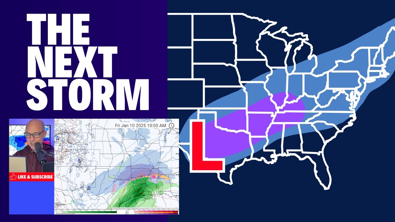 An unusual snow setup later this week? Also current WINTER STORM update ...