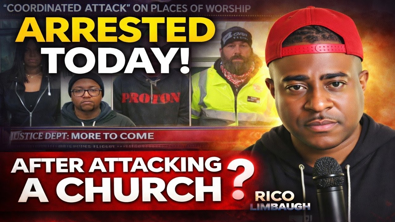 DOJ ARRESTS AGITATORS TODAY AFTER “COORDINATED ATTACK” ON A CHURCH ⛪🚨