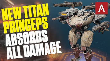 War Robots - Nieuwe Titan Princeps absorbeert alle schade en heeft een "Knock Back"-effect!