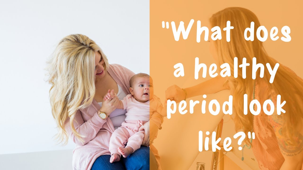 What does a healthy period look like? - YouTube