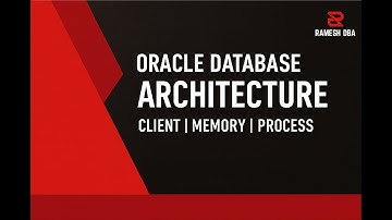 Oracle DBA Architecture Explained | Instance, Background Processes, Memory, Storage in ENGLISH-DAY-1