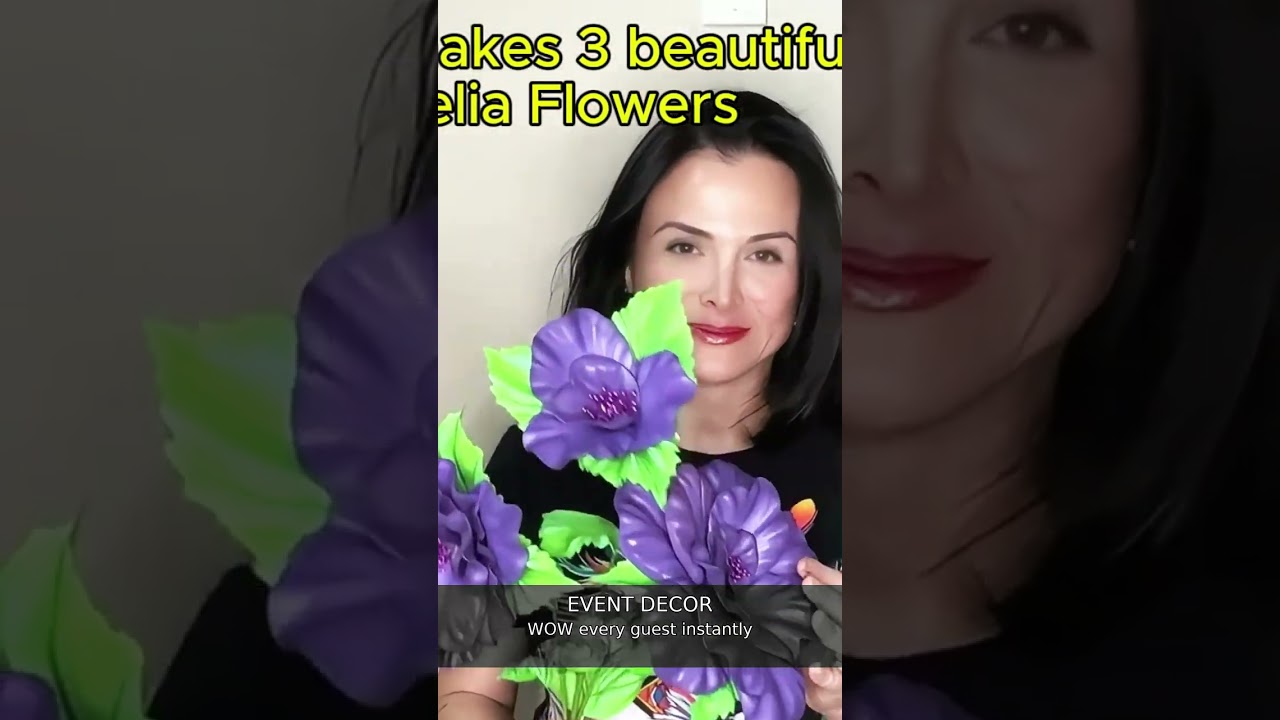 Wait for it... 🌸 Giant Flower DIY #Shorts