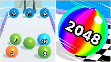Ball Run 2048 - All Levels Gameplay Walkthrough Android, iOS Part 32