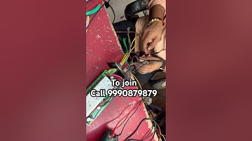E rickshaw repairing training course controller testing karte hue practical class