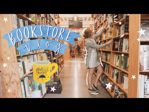 COZY BOOKSTORE VLOG || a huge book haul from Powell's Books