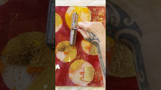 Unlock the Magic of Mixed Media with Stencils, Masks & Gold Leaf Textures.