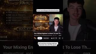 Become a professional mixing &amp; mastering engineer today! #vocalpreset #mixingandmastering #flstudio