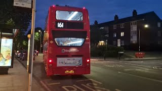 Non Working Ibus And Cctv Screens Fast Thrash Stagecoach London 12278 Sn14Tww Bus Route 161