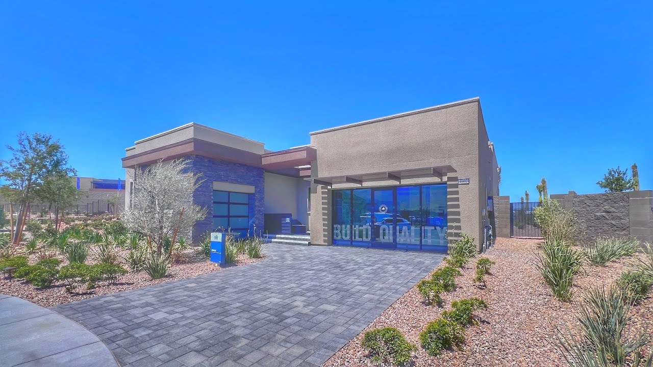 Single Story Summerlin Homes For Sale Genoa Model Tour Incline at