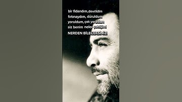 Thumbnail of Ahmet Kaya - Nereden Bileceksiniz (sözleri) #ahmetkaya #nerdenbileceksiniz