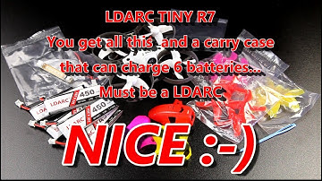 LDARC Tiny R7 75mm Brushed motor Whoop 5.8Ghz FPV quad