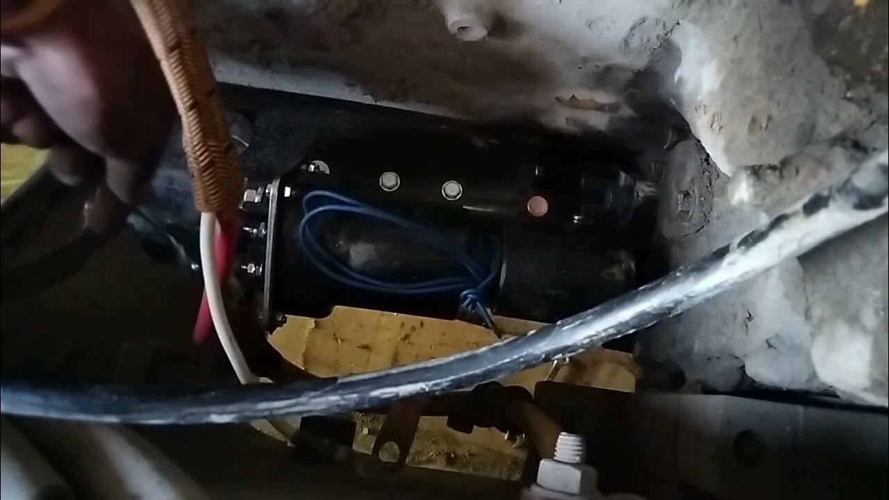 HOW TO DETERMINE DEFECTIVE STARTER MOTOR REPLACE AND INSTALL NEW