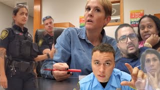 5 Officers Show up City Clerk wants this Video Deleted, (Re-up)