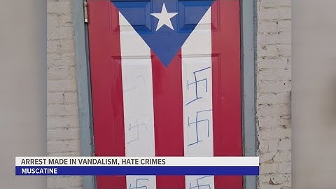 Muscatine woman faces hate crime charges in connection to weekend vandalism